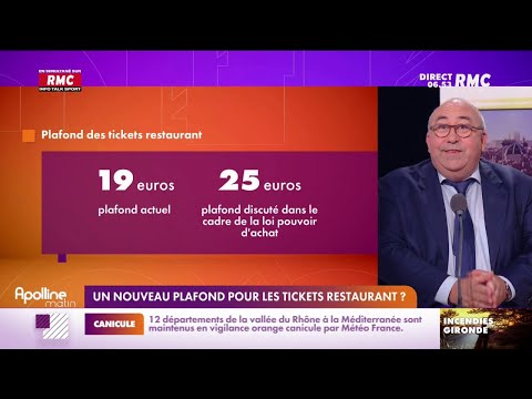 Lechypre du jour: un nouveau plafond pour les tickets restaurants?