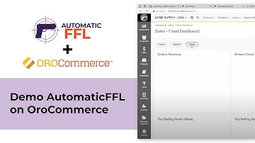 Automatic FFL + OroCommerce Application Demo