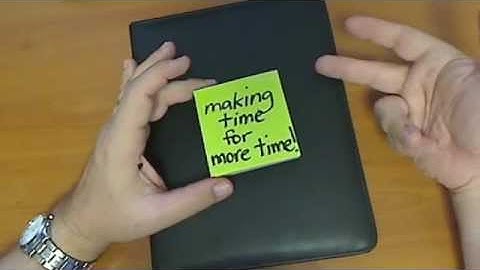 Filofax Tip No 30 - Making Time for More Time - The Australian Way