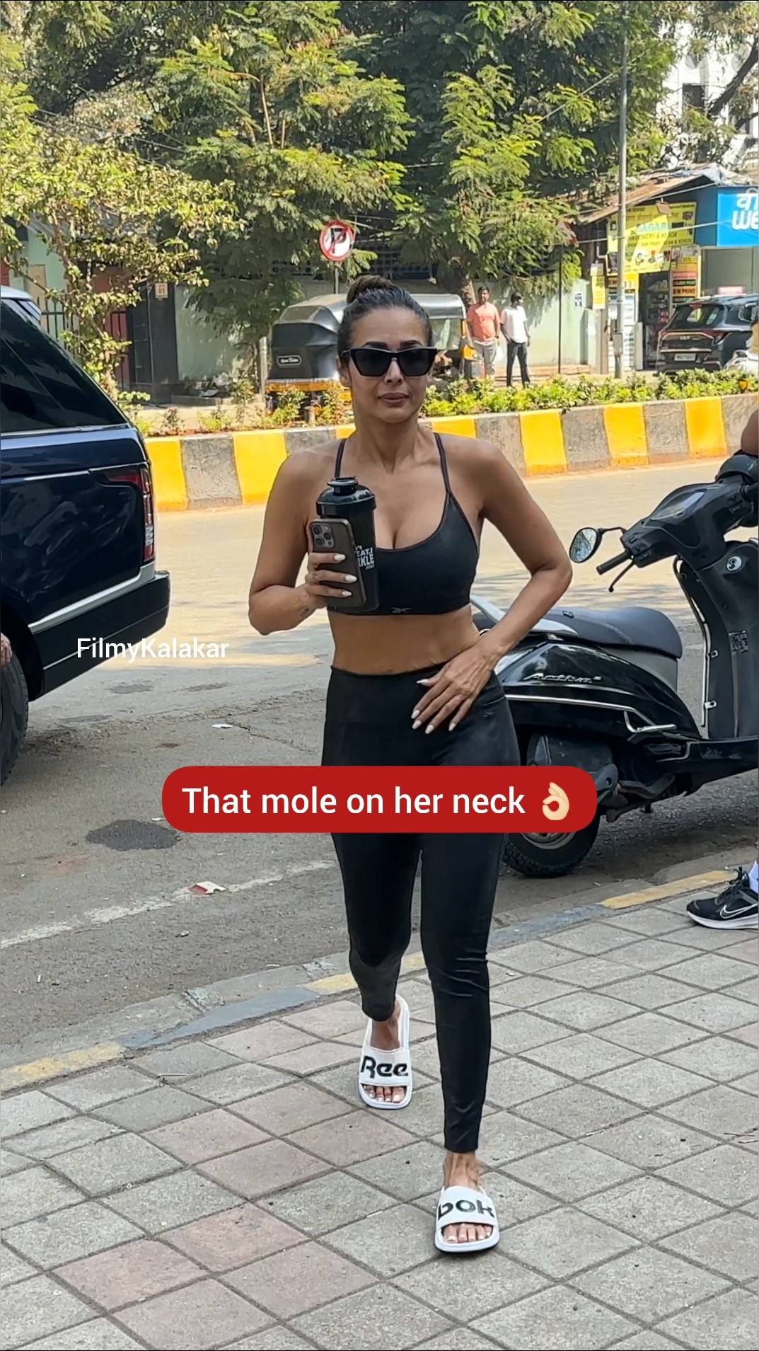 #malaikaarora on her way to nourish her body and soul ?? #filmykalakar