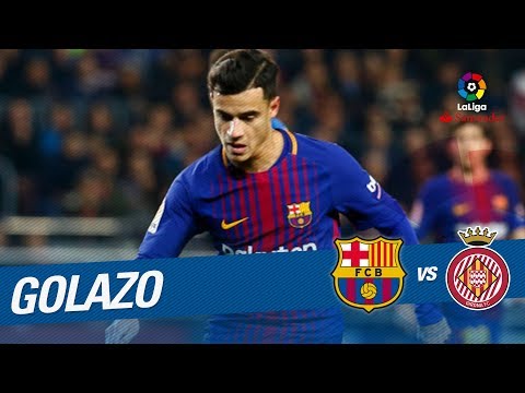 Golazo de Coutinho (5-1) FC Barcelona vs Girona FC