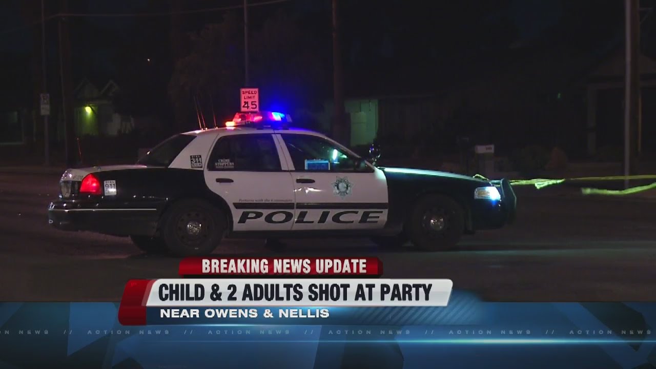 3 shot at house party on Saturday night - YouTube
