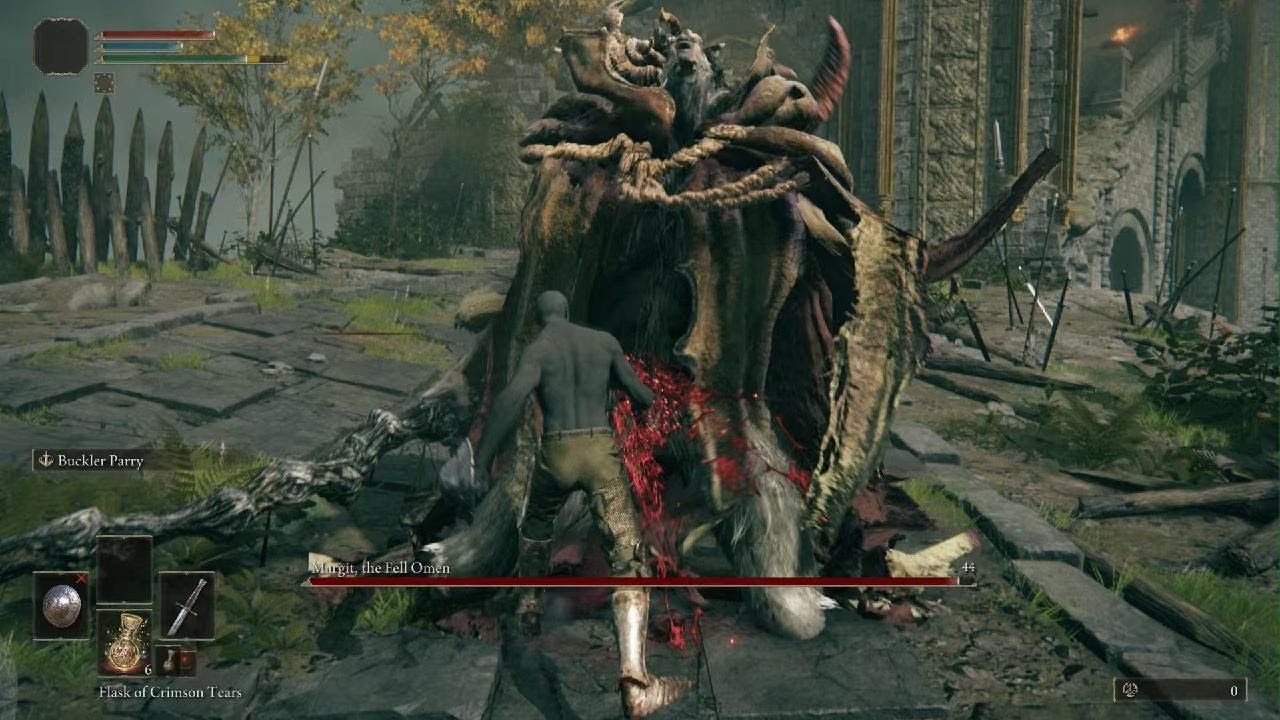 Elden Ring lv 1 (no upgrades) vs Margit