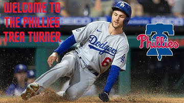 WELCOME TO THE PHILLIES TREA TURNER #TREATURNER, #PHILLIES, #MLB