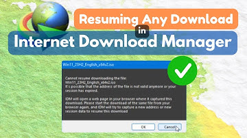 Fix IDM: Cannot resume downloading the file or Your session has expired (Fix Invalid, Expired Link)