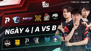 [LIVE] A vs B | Vòng Bảng | Giải đấu Free Fire - Bermuda to Begin | BE BOOYAH! -  WAG, PE, GOW