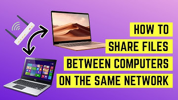 Simple Way To Share Files Between Computers On The Same Wi-Fi/Lan Network - Quick Tutorial!