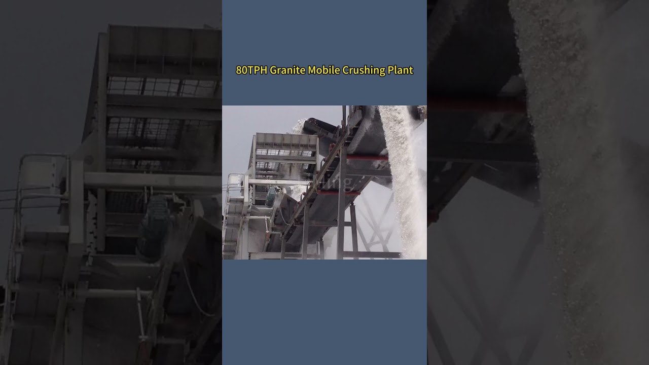 80TPH Granite Mobile Crushing Plant