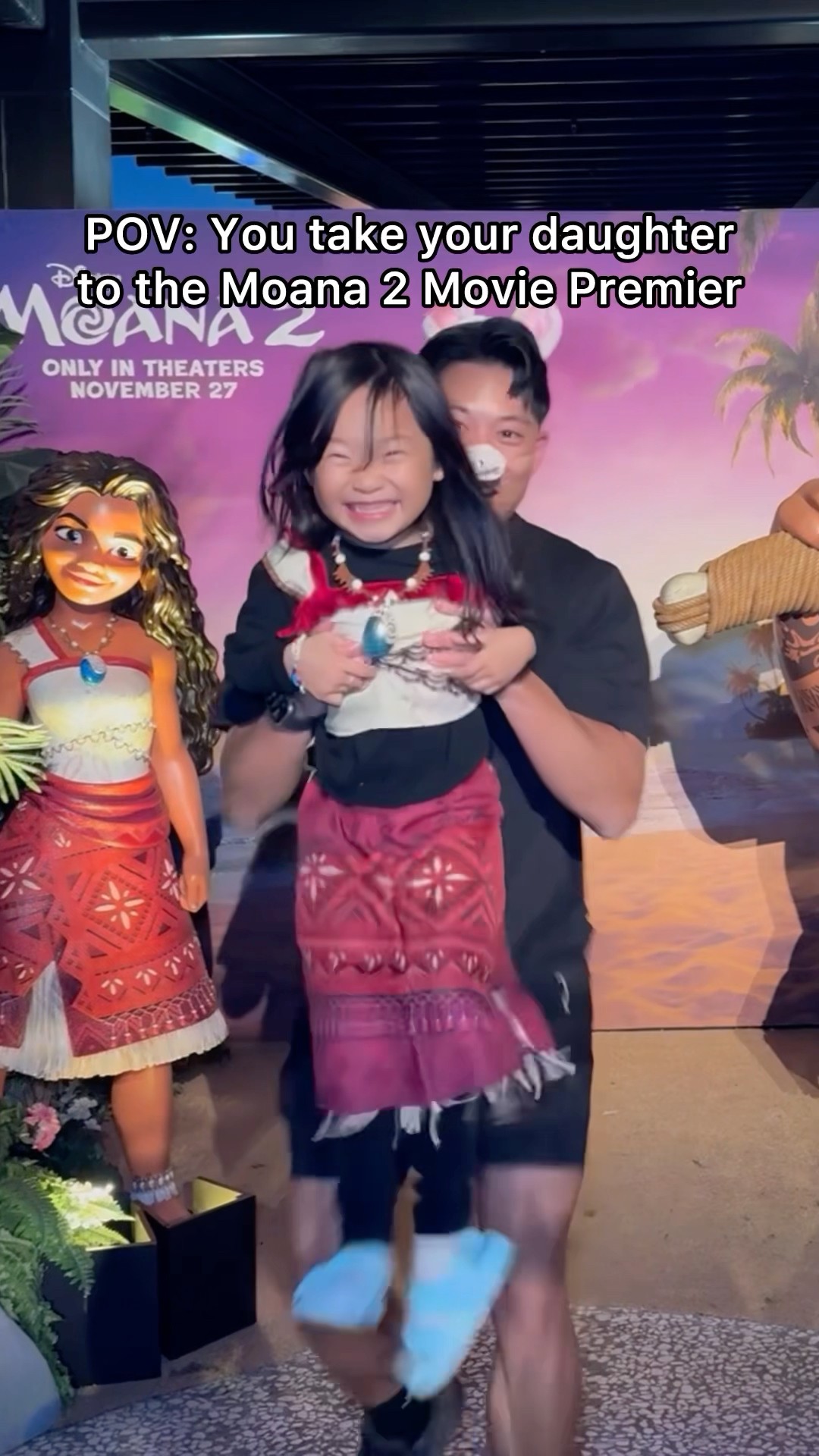 POV: You take your daughter to the Moana 2 Movie Premier
