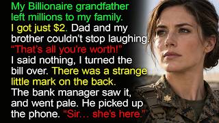 Full My Billionaire Grandfather Left Me Just $2—Then the Bank Manager Turned Pale Update