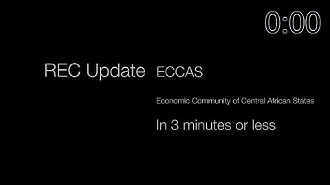 ECCAS in 3 mins or less: REC update CAADP process