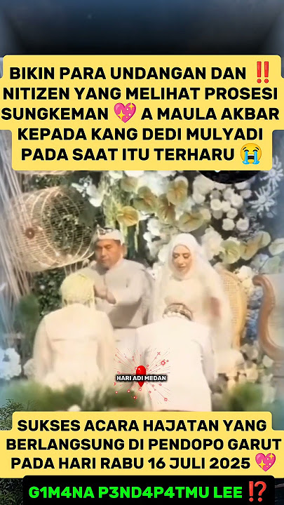 BIKIN TERHARU PARA UNDANGAN DAN NITIZEN YANG MELIHATNYA 😭💖💖💖💖💖 #kangdedymulyadi #kdmsociety #news
