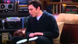 BIG BANG THEORY SHELDON COOPER I AM BONGOS KING "TECHNO SONG" screenshot 3