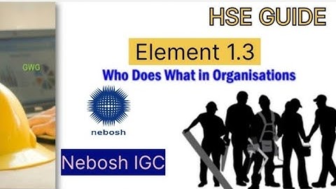 Nebosh Igc Element 1.3#hse#HSE#Safety