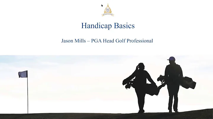 Golf Handicap Basics with Jason Mills, PGA