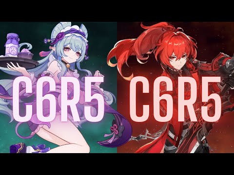 C6R5 Mizuki X C6R5 Diluc Melt 5 6b Spiral Abyss