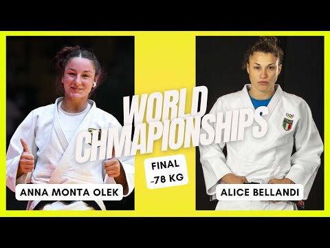 Anna Monta OLEK VS Alice BELLANDI World Senior Championships 2025 Hungary Gold Medal Contest 78 Kg 