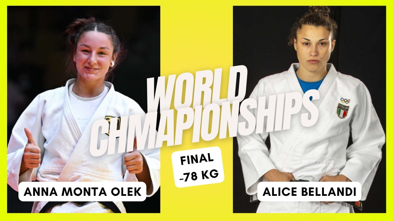 Anna Monta OLEK VS Alice BELLANDI World Senior Championships 2025 Hungary Gold medal contest -78 kg