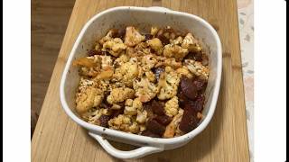 Easy Oven Cauliflower & Beets Filling and Delicious