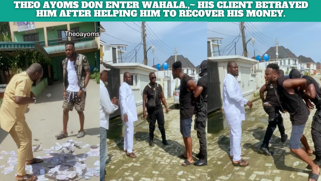 THEO AYOMS IS IN BIG TROUBLE,~MR AMOS  BETRAYED HIM AFTER HELPING MR AMOS.