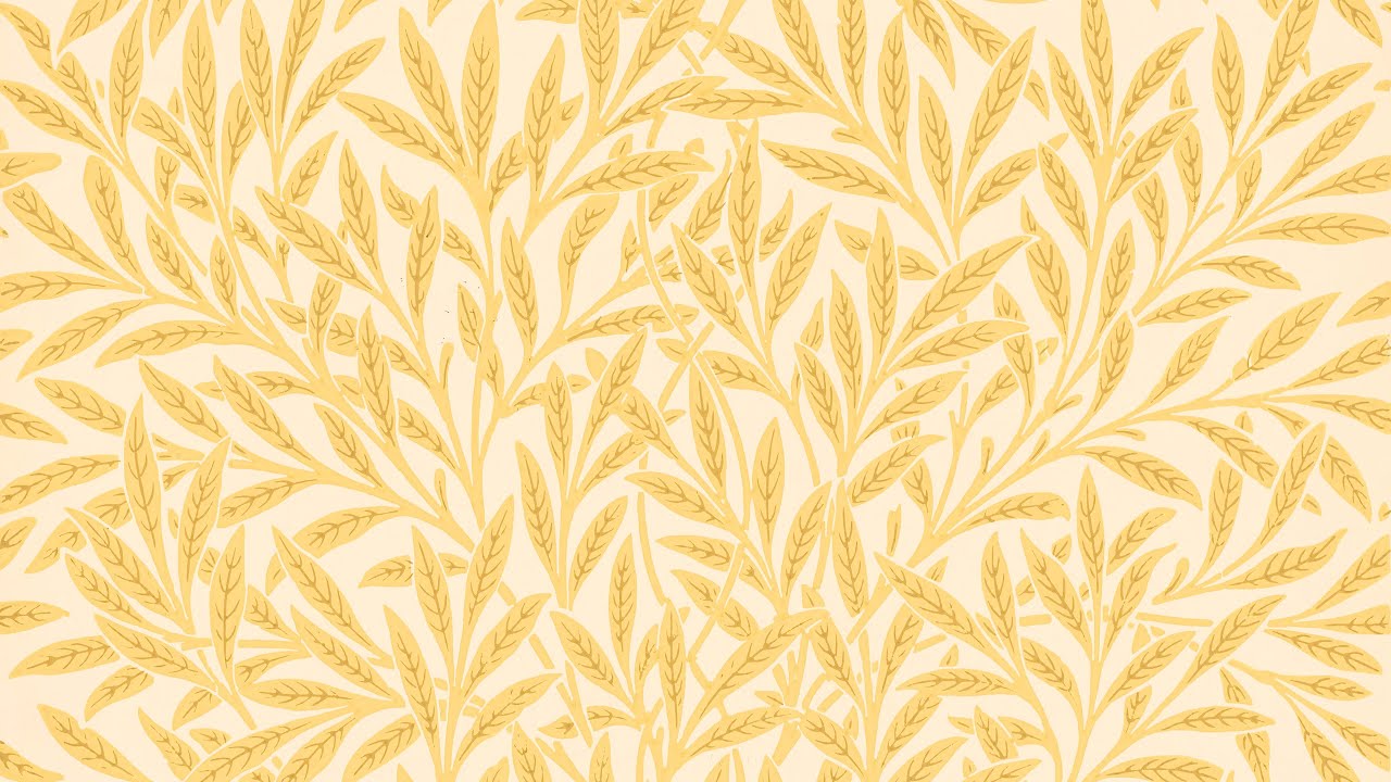 YELLOW AND GREEN PRINTS by WILLIAM MORRIS the Modern Art TV Turn