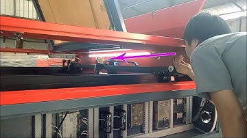 Video of  Checking Co2 Laser Beam Alignment Test and Ajust