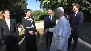 Ferrari Presented The All-Electric Luce To Pope Leo XIV In Italy