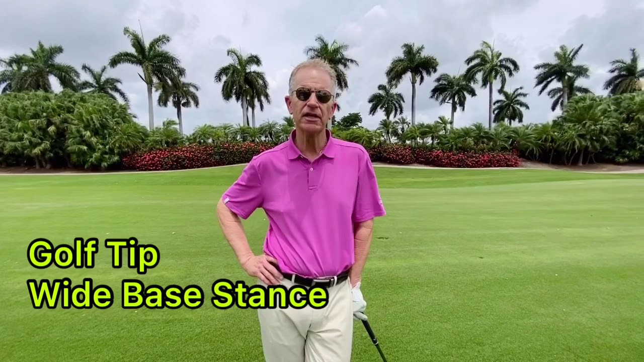 Dave’s golf tip of the week Wider Base Stance YouTube