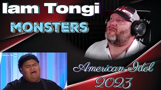 Video thumbnail of "Iam Tongi - Monsters (James Blunt Cover) American Idol 2023 | REACTION"