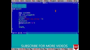 C program To FIND whether string is PALINDROME OR not-77