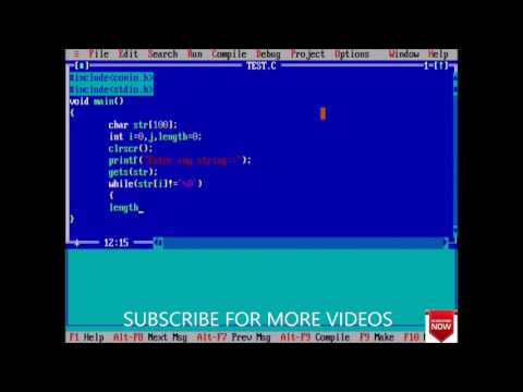 C program To FIND whether string is PALINDROME OR not-77