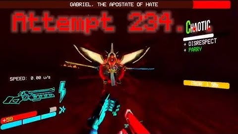 FINALLY beating the 2nd Gabriel fight after 234 attempts on brutal difficulty! (Brutal ULTRAKILL)