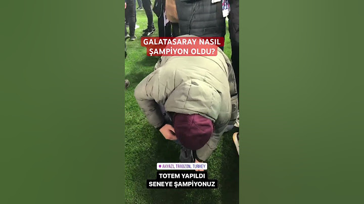 Trabzonspor Stadından Şampiyonluk Çimi Alan Galatasaraylının Totemi Tuttu! ŞAMPİYON GALATASARAY!