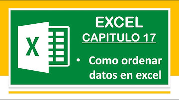 Como ORDENAR DATOS en Excel usando varios criterios
