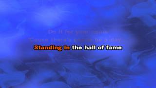 The Script – Hall Of Fame Karaoke / Lyric Video