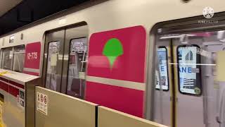 都営12-600形の3次車の発車シーン(12-771F)蔵前駅で撮影
