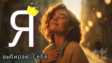 Thumbnail of Выбираю Я Себя |Песня, которая меняет жизнь ✨ Зацепит сердце и останется в душе | 432Hz 528 Hz 639Hz
