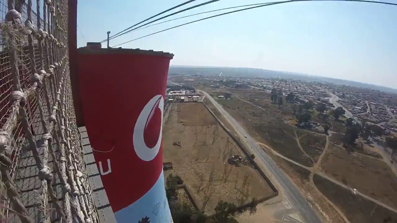 Soweto Towers Bungee Jumping.... Things to do in Johannesburg©️ YouTube