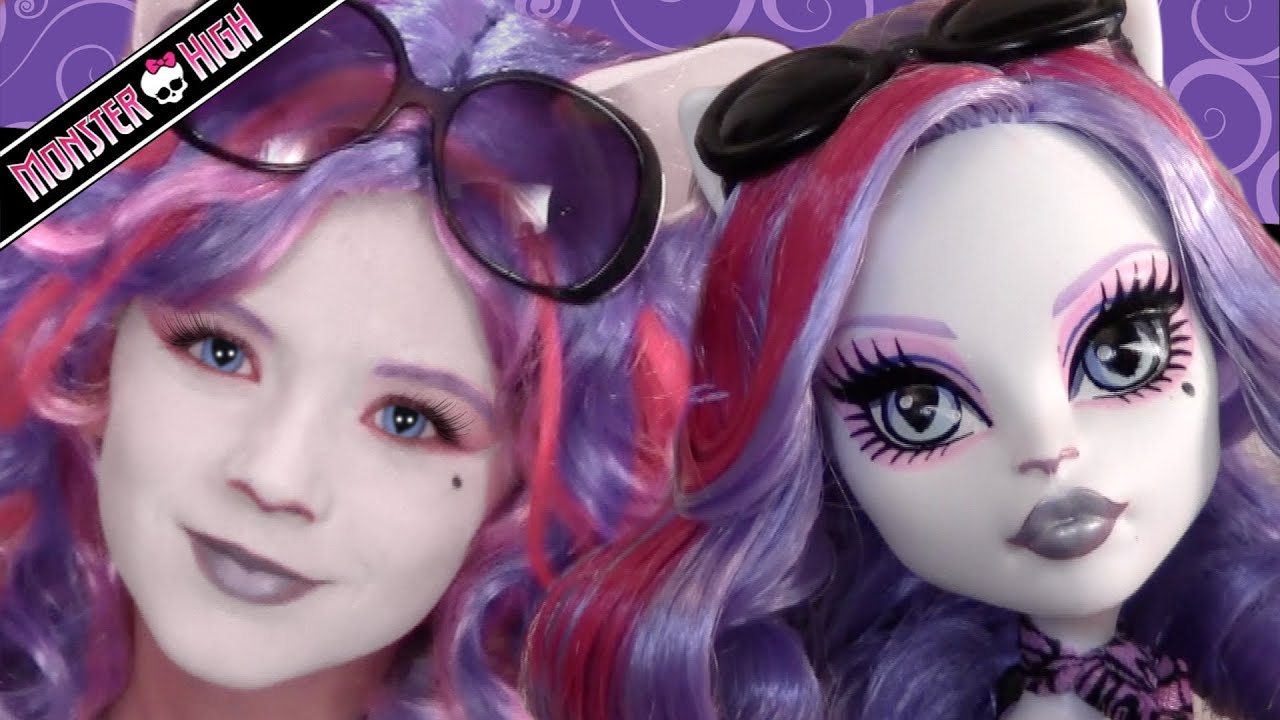 Catrine DeMew Monster High Doll Costume Makeup Tutorial For Cosplay