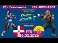 Street Fighter II' Champion Edition - francoavila  VS. JBECUADOR - Online Match! - 26.02.2026