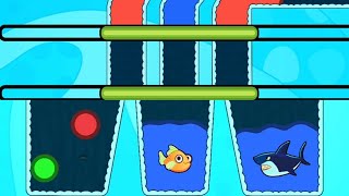 Save the fish / Pull the pin updated level save fish game pull the pin android game / Mobile game