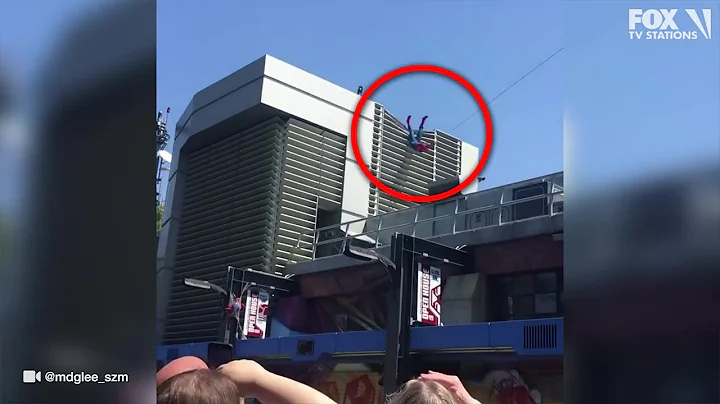 Spider-Man crashes during show at Disneyland's Avengers Campus
