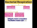 Respiration in bacteria #class11biologyncert  #uptgtbiology #neet