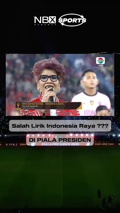 Detik Detik Indonesia Raya salah lirik ? #Indonesiarayasalahlirik #pialapresiden #Openingceremony