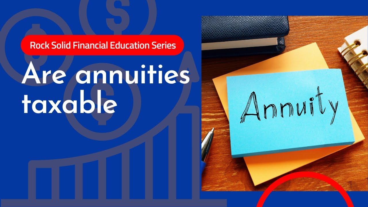 Are annuities taxable 2 youtube