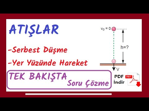 ATIŞLAR (Tek Boyutta Hareket)