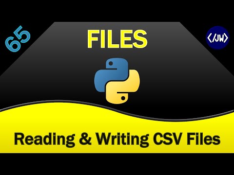 Write and read data to and from comma separated value file in #Python | #learnpython #pythontutorial