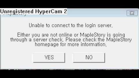 Maplestory Error