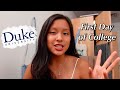 First Day of Classes at Duke University | DUKE DIARIES