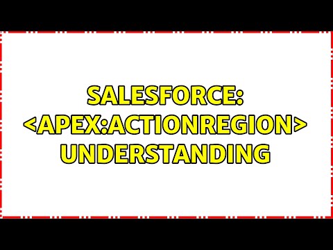 Salesforce: ＜apex:actionregion＞ understanding